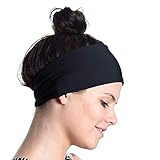 Running Headband - Ideal for Athletic Workouts, Cycling, Hot Yoga & Exercise - Wide, Lightweight & Sweat Wicking - by Red Dust Active