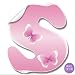 Wall Letter "s" Pink Butterfly Alphabet Letters Initial Sticker Vinyl Stickers Kids Decals Children Room Decor Baby Nursery Girl Bedroom Decorations Child Names Personalized Decal Graphics Butterflies