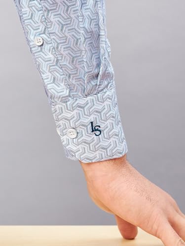 Image of LOUIS STITCH Men's Cotton Regular Fit Shirt (ST-GRP1)