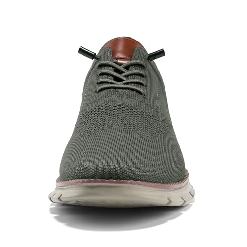 Image of Wearbreeze Men's Business Casual Oxford Sneakers - Lightweight Lace-Up Dress Shoes for Work, Travel & Daily Commute