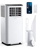 Pro Breeze® 14000 BTU Portable Air Conditioner - Smart Home WiFi Compatible with 24-Hour Digital Timer, Smart Display & Window Venting Kit Included - Air Conditioning Unit for Home & Office