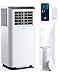 Pro Breeze Mobile Klimaanlage 14000 BTU – 4-in-1 Klimagerät mobil mit Abluftschlauch | 21% mehr Luftstrom | Energieklasse A | WLAN, App, Alexa & Google Home | Fensterabdichtungsset | Räume bis 50 m²