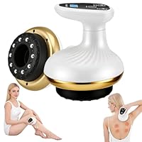 Vacuvia Cellulite Massager 4-in-1 - Vakuum Massagegerät mit 9 Stufen & Wärme, Type-C Wiederaufladbar, Elektrisches Gua Sha mit 40 Noppen & 10 Magneten für Straffere Haut & Bessere Durchblutung