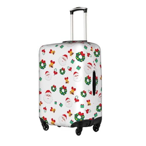 Travel Luggage Cover Christmas Santa Cute Bell Gifts Fashion Washable Baggage Suitcase Protector Fit For Luggage Medium2