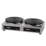 Krampouz|CGCIH40AA KRAMPOUZ-Crepera de gas, 40 cm de diámetro, 6 brazos, quemador