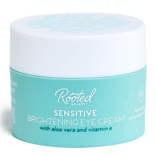 Rooted Beauty- Sensitive Brightening Eye Cream- Brighten Hydrate and Reduce Fine Lines- 0.5oz