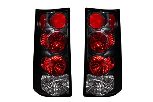 Anzo USA 211148 GMC Savana Black Tail Light Assembly - (Sold in Pairs)