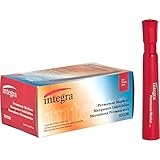 Integra Permanent Red Chisel Markers (Pack of 12)