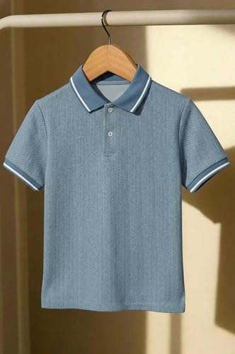 Image of Mack Jonney Men's Premium Jacquard Polo T-Shirt | Short Sleeve Soft Knit Fabric | Stylish Casual & Smart Wear Polo-M6938