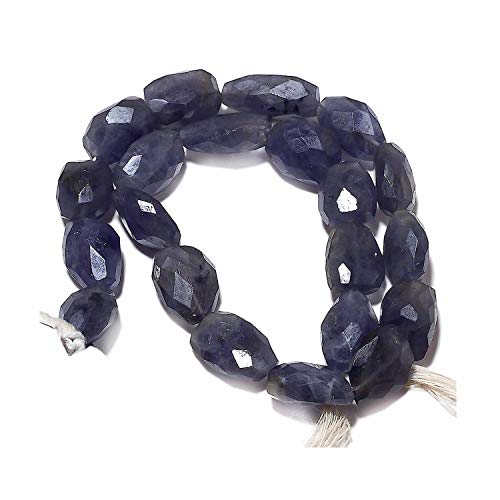 Perles iolite précieuses de qualité AAA pour fabriquer un collier cadeau mémorable
