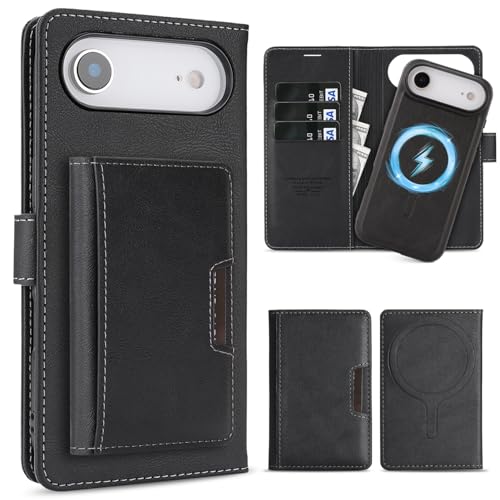 ALANTOP iPhone 17 Air pP[X Magsafe Ή ӂ17 Air p P[X 蒠^ }OZ[t ϏՌ y3 in 1z J[h[ CX[dΉ tFCNU[