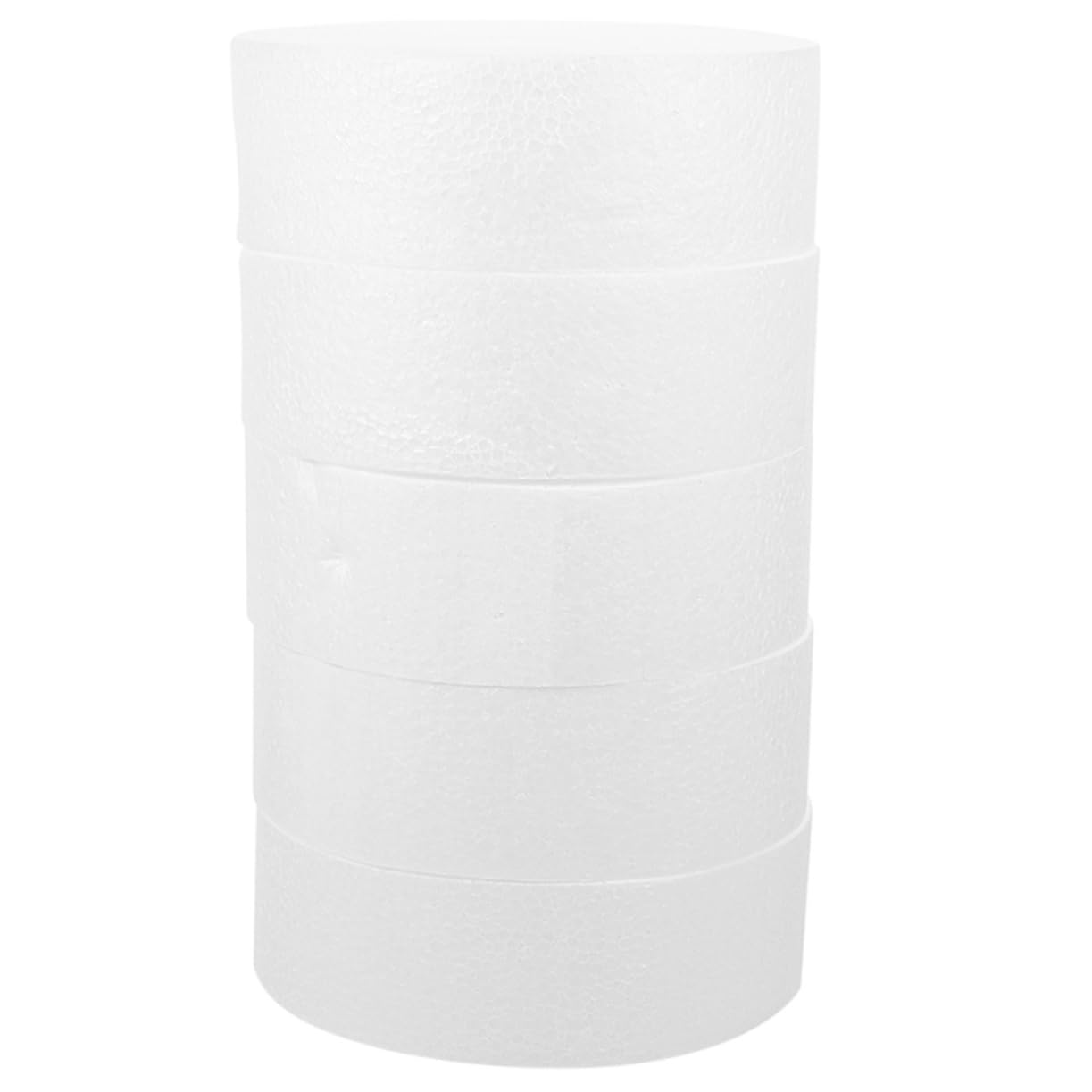 Housoutil Floral Foam Blocks 5pcs Round Foam Circles for DIY Cake Decorations Parties Celebrations