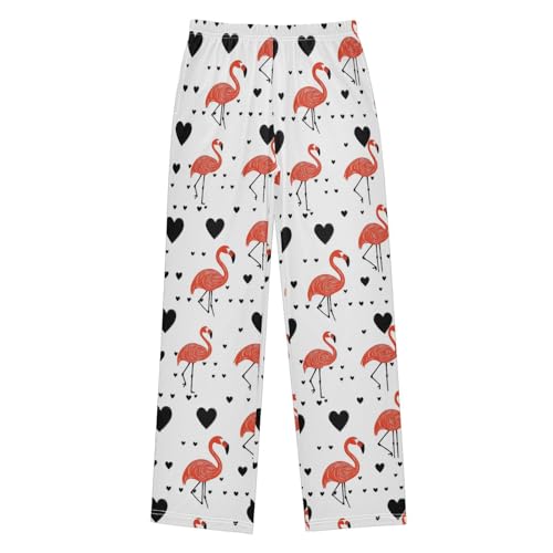 Pajama Bottoms, Pajamas Long Pant Flamingos Lounge Wear Casual Cartoon Animal Sleep Pants Soft Pjs Sleepwear