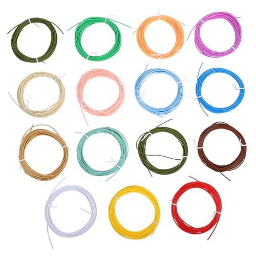 PRETYZOOM 15rolls Pcl Printer Filament Spool Pcl Filament Low Temperature Printing Pen Consumables User-Friendly Design