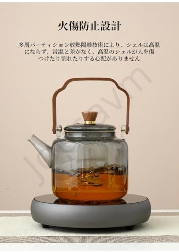 Jopsavm 電気コンロ 卓上 ミニ 1000W SSH2025/3/19 の商品画像 3
