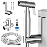 Didarenba Bidet handbrause Komplett edelstahl mit 2,5 Meter Schlauch halter und...