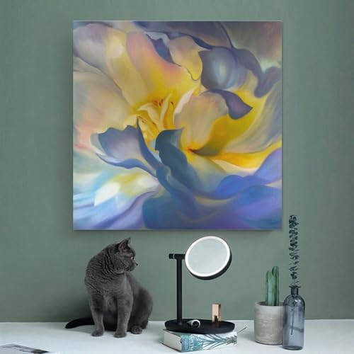 Toile Georgia O'Keeffe impression premium décoration moderne 70x70 - 4