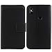 Golden Sheeps Flip Case Compatible for BLU Vivo X5-5.7" HD Display Smartphone Magnetic Leather Wallet Pouch Cover Case Card Holder with a Viewing Stand (Black)
