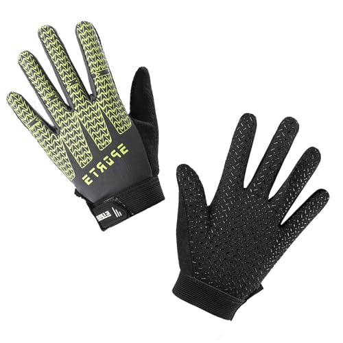 aifitbre Luvas de bicicleta infantis – Luvas de ciclismo respiráveis de dedo inteiro de seda gelada