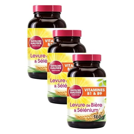 GAYELORD HAUSER - Levure de Bière/Sélénium - Source de Vitamine E et B9 - Flacon de 400 Comprimés (Lot de 3)