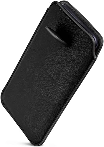 Pochette iPhone 15 ONEFLOW Liberty en cuir noir pour vos déplacements
