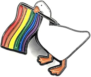 Honk Goose LGBT Gay Pride Flag Evil Meme Game Funny Metal Enamel Pin Badge LGBTQ+