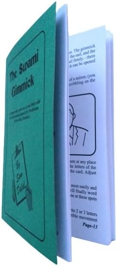 Miniatura 4 de MilesMagic El libro del mago de predicción Swami Gimmick + 4 pistas para el verdadero truco de magia del mentalismo