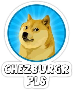 Doge Meme (9.7x7.8CM) Car Motorcycle Bicycle Skateboard Laptop Luggage Vinyl Sticker Graffiti Laptop Decals Bumper Stickers by august999