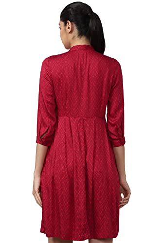 Image of Van Heusen Women's Polyester Modern Mid-Thigh Length Dress