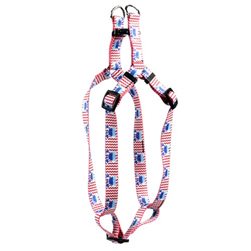 Image of Yellow Dog Design Crab Crazy Step-in Dog Harness 3 /8 inch Wide and Fits Chest Circumference of 4.5 to 9 inch, X-Small