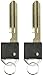 2 KeylessOption Replacement Key Remote Keyless Emergency Insert Uncut Blade Blank With Transponder Chip