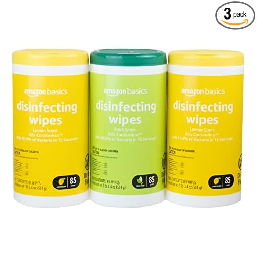 225Count Amazon Brand Solimo Disinfecting Wipes only 7.66