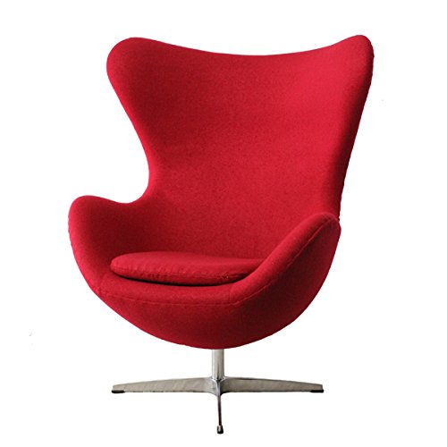 Amazon｜EGG CHAIR エッグチェア（ファブリック）スカーレット：リ