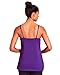 La Leche League Women's Long Nursing Cami - Ladies Breastfeeding Top - Purple Rain, Medium