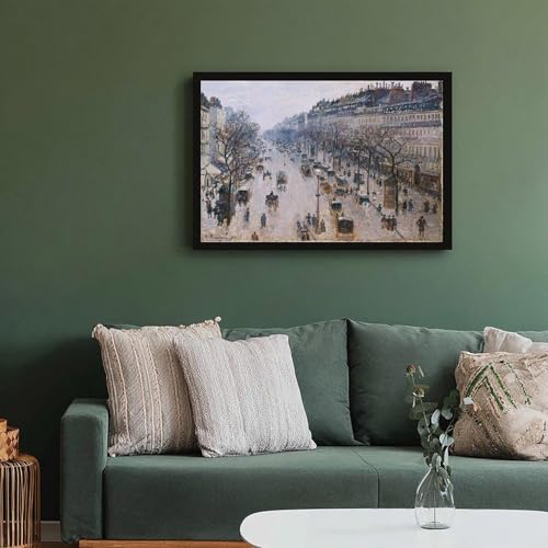 Impression sur toile Boulevard Montmartre Pissaro deco murale