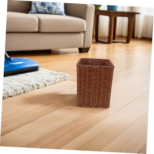 Caneca de basura rectangular sin tapa para cocina y baño miniatura 5