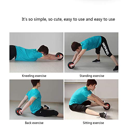 Rolo de equipamento de fitness para exercícios abdominais, equipamento de fitness em casa, rolo de e