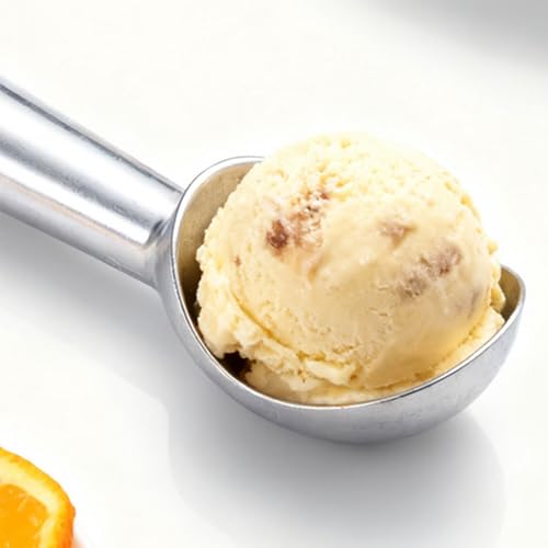 2pcs 2.5oz Ice Cream Scoop One-Piece Nonstick Aluminum Ice Cream Scooper Easy Clean, for Gelato, Cookie Dough, Sorbet, Almond(B3-2) - Image 5