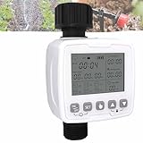 Timer per irrigazione con 6 programmi, display digitale, sistema di irrigazione automatico, facile installazione, lunga durata della batteria per un'irrigazione efficiente del giardino