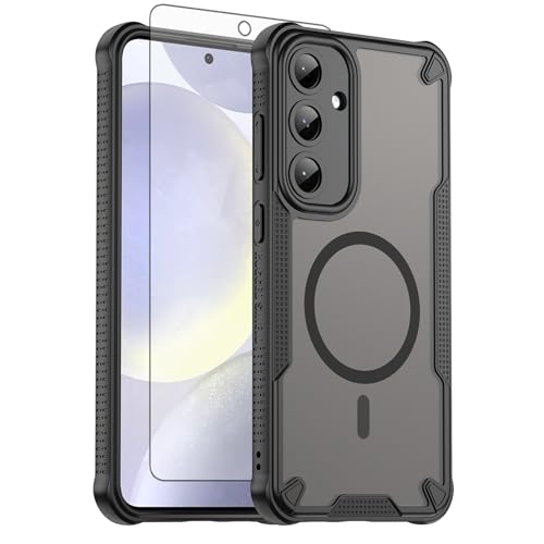 Coque Samsung S24 Plus protecteur écran magnétique coque antichoc