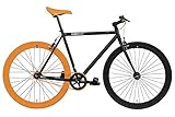 Bicicleta Fixie-Fixed Gear con buje trasero flip-flop que permite cambiar de single speed a piñón fijo con facilidad