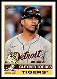 2025 Topps Heritage #354 Gleyber Torres Detroit Tigers MLB Baseball Base Trading Card