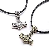 Das Perfekte Geschenk: Tragen Sie Es Als Talisman. Es Ist Eine Ideale Wahl Für Partys, Urlaub, Reisen Und Das Tägliche Leben. Diese Wikinger-Halsketten Werden Ihre Lieben Zu Weihnachten, Geburtstagen, Jubiläen, Feiern, Valentinstag, Ws, Verlobungen, Glückwünschen Und Partys Überraschen.