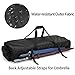 SAMDEW Under Seat Storage Bag Fit for SuperCrew Cab, Truck Under Seat Organizer with 4 Detachable Inner Dividers & Anti-slip Bottom Fit for Crew Cab(Full Size Trucks), Black