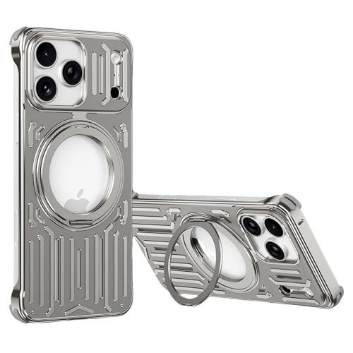 IPhone 17 Pro / 17 Pro Max p A~z[P[XAXt[X݌vA360°]}OlbgOX^htAMx`[V\EϏՌR[i[یJo[(Titanium,17 Pro Max)