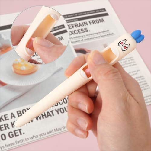 LABANCA Gel Pens 8Pcs 0.5mm Tinta Negra Punta Fina miniatura 2