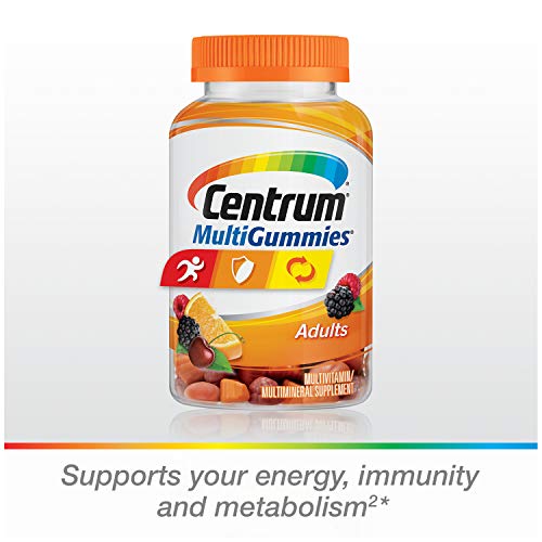 Centrum Multivitamin Gummy For Adults 50 Plus, Assorted Flavor, Fruit, 120 Count #TOP1