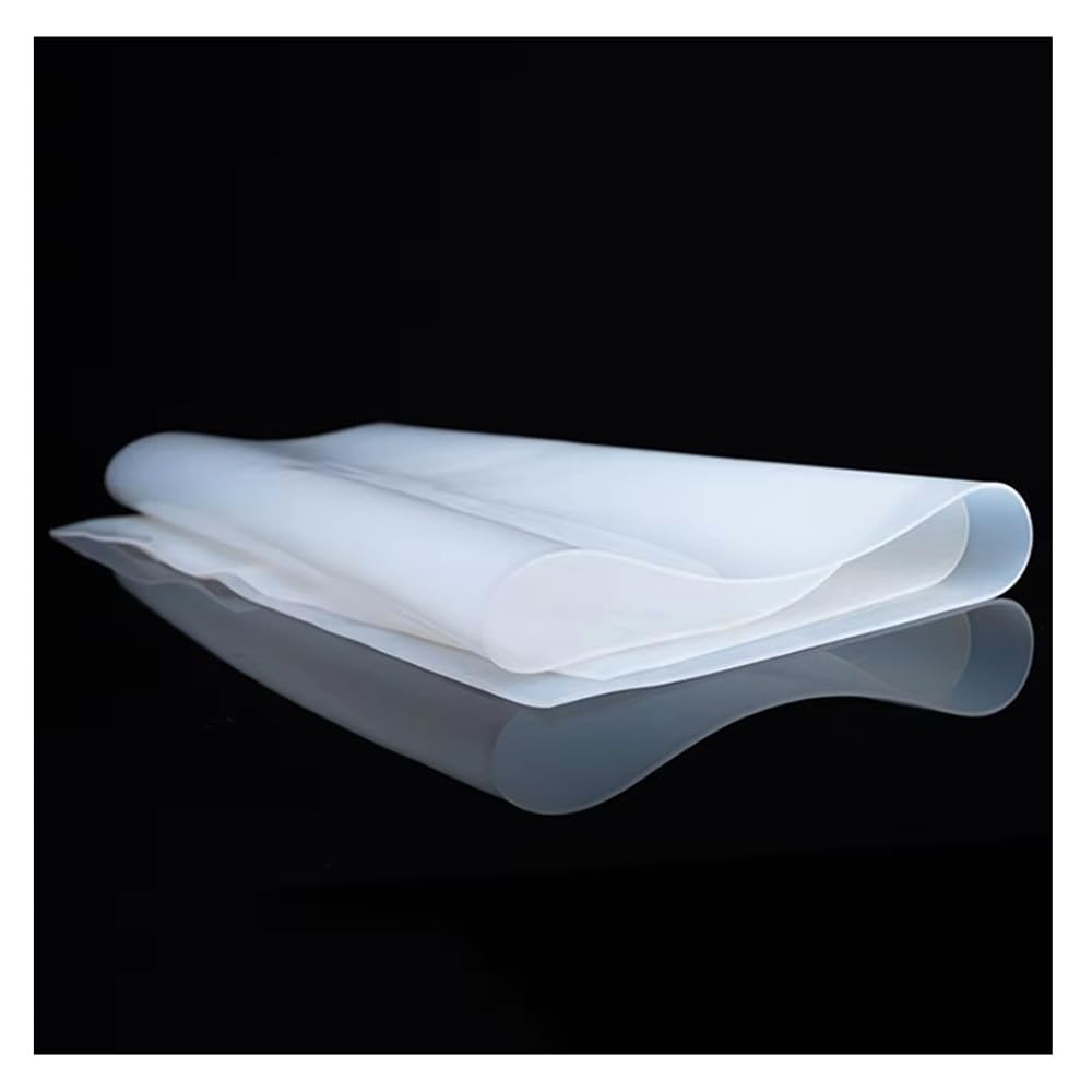 Hoja De Caucho De Silicona Translúcida, Placa De Gel De Sílice De Grado Alimenticio Resistente A Altas Temperaturas 50 100x100-1200 1 Pieza(Thick 1.5mm,1000x1000mm)