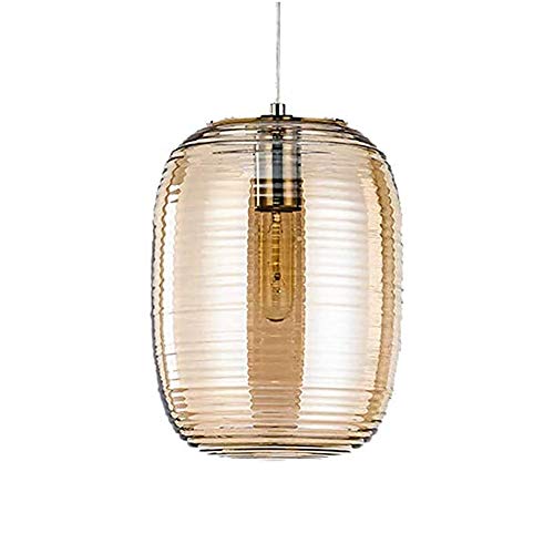 SXSKPP Lámpara de araña Creativa Moderna, Estilo nórdico posmoderno, de Cristal, con Personalidad, para Estudio, Dormitorio, lámpara Colgante, Base E27, Ajuste de Altura, para Come