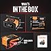 NEXPEAK NC202 10-Amp Battery Charger, 12V 24V LiFePO4 Lead Acid Portable Car Battery Charger 8-Stage Trickle Charger Smart Battery Maintainer w/Temp Compensation for Car Truck Motorcycle Lawn Mower